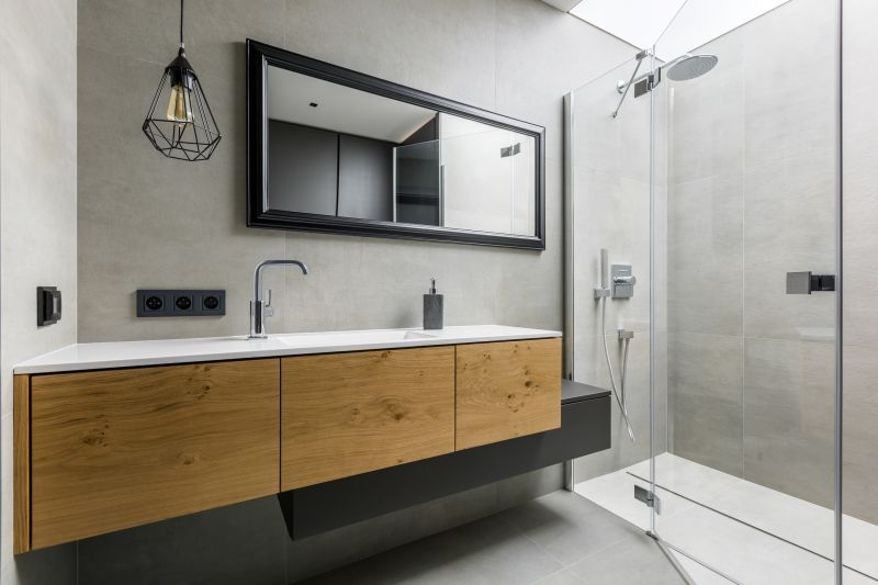 Bathroom with Floating Vanity and Natural Light